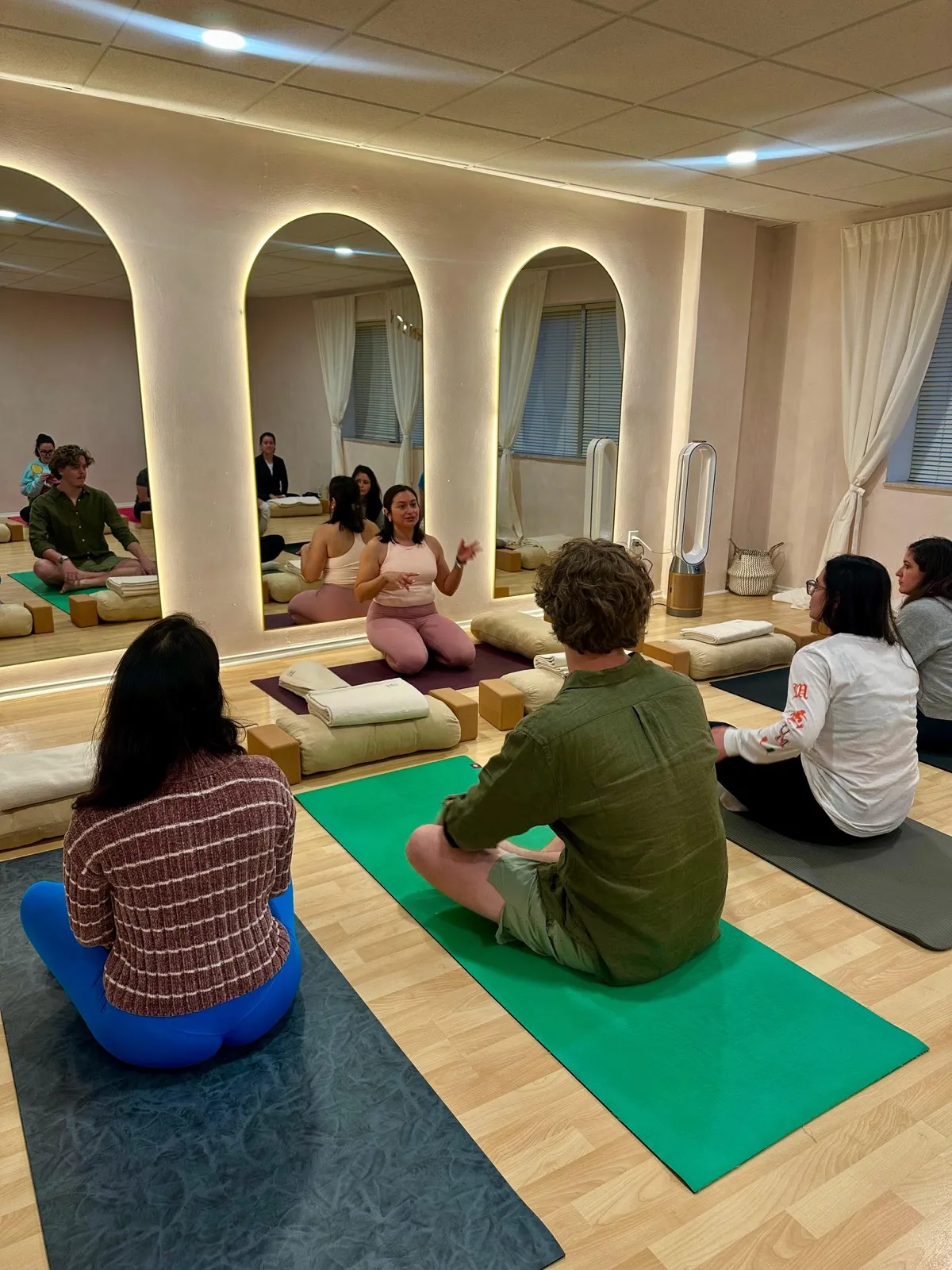 New mothers connecting during a workshop
